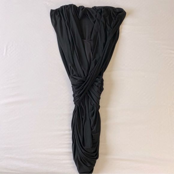 Black French connection sleeveless layered dress - Picture 1 of 9